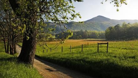 Landscapes nature spring (season) tennessee great smoky mountains wallpaper