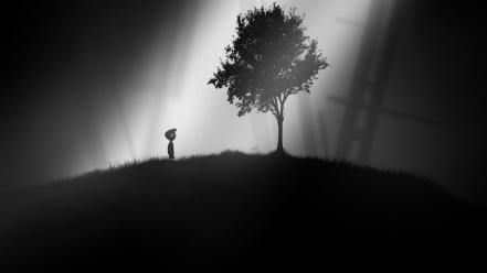 Limbo artwork sillhouette wallpaper