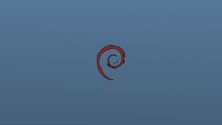 Linux textures debian blue walls wallpaper