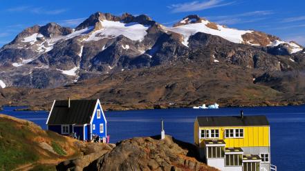 Mountains greenland wallpaper