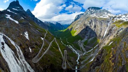 Mountains landscapes nature norway view wallpaper