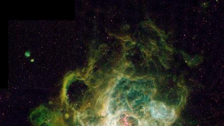 Outer space stars nebulae hydrogen wallpaper