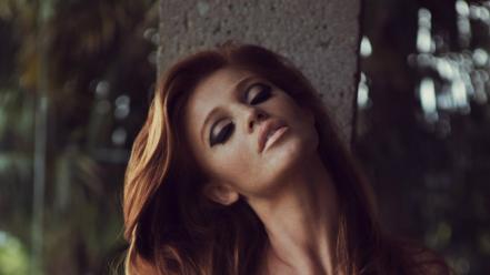 Redheads james bond swimsuits cintia dicker wallpaper