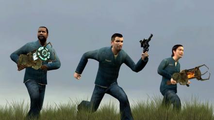 Valve corporation garrys half-life 2 mod gravity gun wallpaper