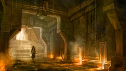 Video games gate roads dragon age 2 wallpaper