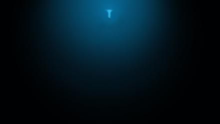 Water blue dark impact diving angel selfmade sea wallpaper