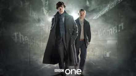 Bbc benedict cumberbatch doctor watson martin freeman sherlock wallpaper