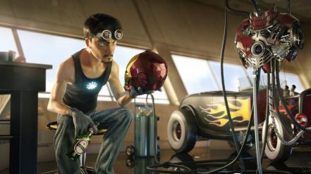 Cgi iron man marvel comics tony stark wallpaper