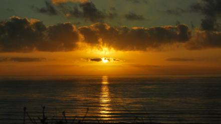 Portugal clouds sea sunset wallpaper