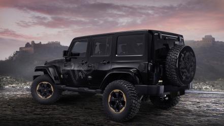 4x4 jeep wrangler suv cars concept art wallpaper