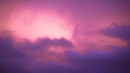 Clouds purple skyscapes wallpaper