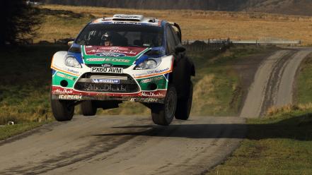 Ford fiesta wrc wales world rally championship wallpaper