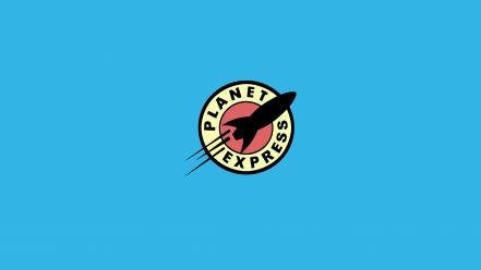 Futurama planet express minimalistic wallpaper