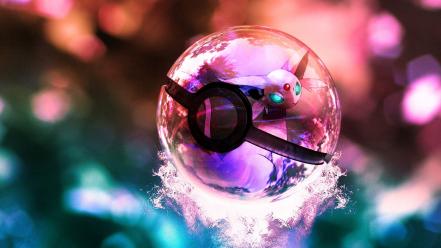 3d poke balls pokemon wallpaper