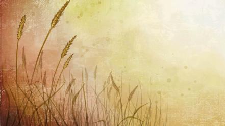Artwork wheat wallpaper