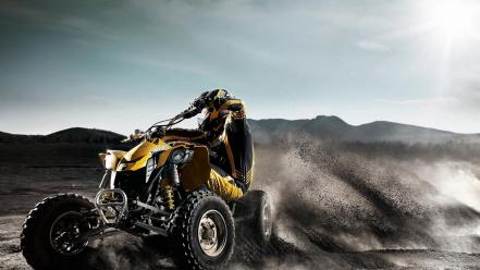 Atv brp dirt offroad quad wallpaper