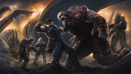 Gears of war 3 marcus fenix pc artwork wallpaper