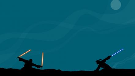 Jedi star wars artwork minimalistic stormtroopers wallpaper