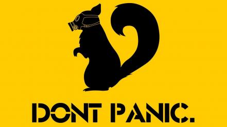 Minimalistic squirrels vector art vectors warning wallpaper