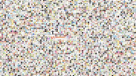 Smashing magazine twitter collage icons mosaic wallpaper
