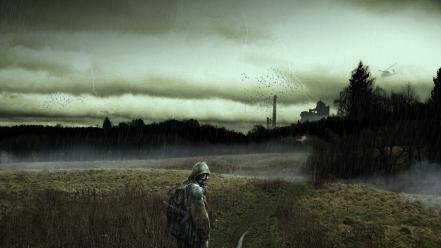 Stalker call of pripyat shadow chernobyl action wallpaper
