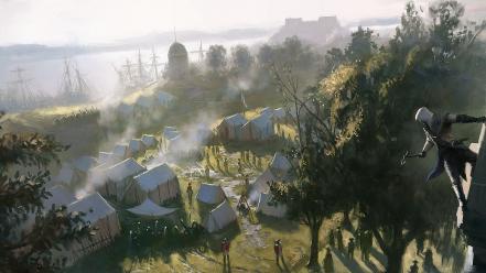 Assassins creed 3 civil war artwork wallpaper