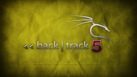 Backtrack 5 yellow wallpaper