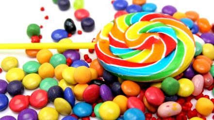 Candies design multicolor wallpaper