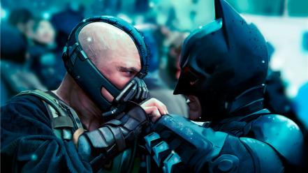 Dark knight rises christian bale tom hardy wallpaper