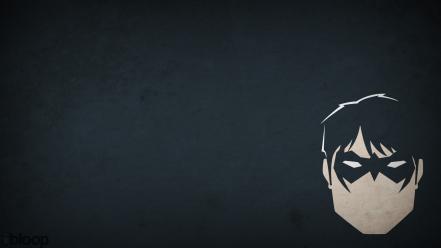 Dc comics nightwing robin blo0p dark background wallpaper