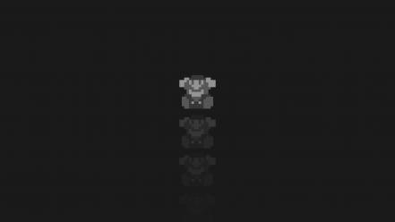Game over mario autumn death minimalistic wallpaper