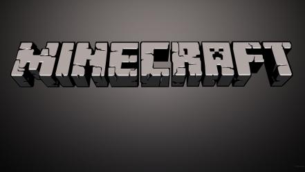 Minecraft logos wallpaper