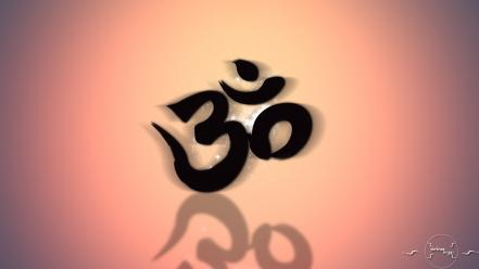 Om colors culture wallpaper