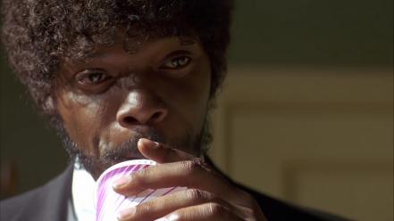 Pulp fiction samuel l jackson soda wallpaper