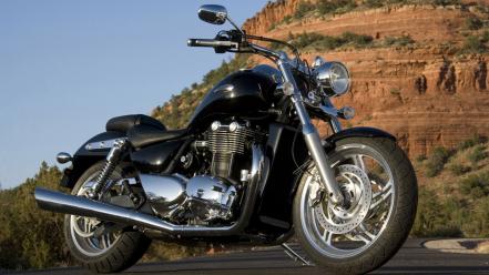 Triumph motorcycles thunderbird motorbikes wallpaper
