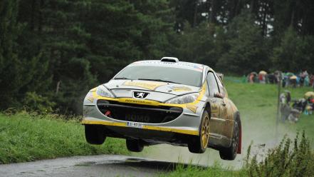 Czech republic intercontinental rally challenge peugeot asphalt cars wallpaper