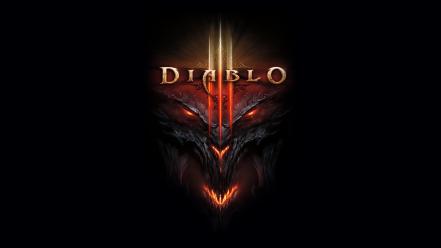 Diablo iii black background wallpaper