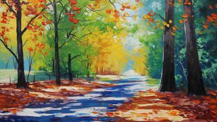 Mt wilson autumn wallpaper