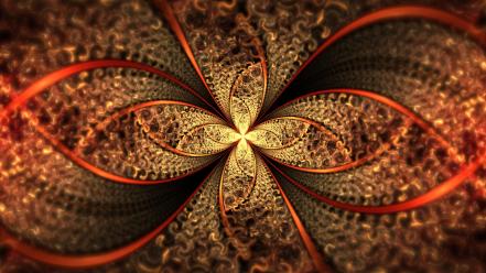 Abstract fractals digital art wallpaper