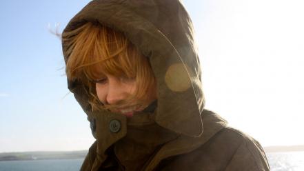Smiling singers seaside faces lucy rose hood wallpaper
