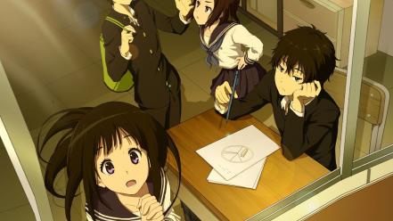 Eru oreki houtarou fukube satoshi ibara mayaka wallpaper