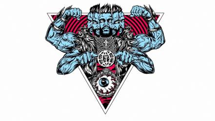 Eyes minimalistic mr. t mishka wallpaper