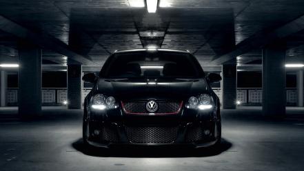 Garages front view volkswagen golf v wallpaper