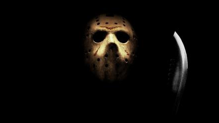 Horror jason friday the 13th hockey mask wallpaper