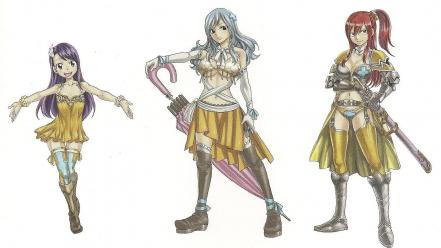 Manga girls wendy marvell juvia loxar knightwalker wallpaper