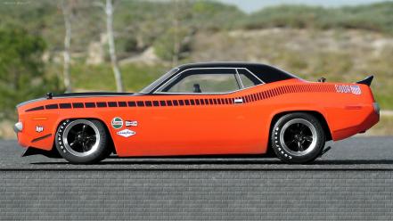 Muscle cars usa plymouth barracuda classic widescreen cuda wallpaper