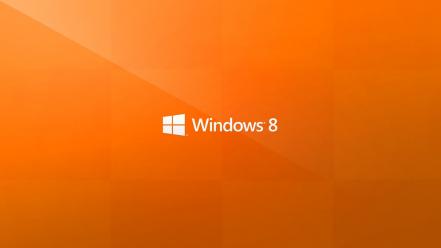 Orange operating systems windows 8 microsoft logo wallpaper