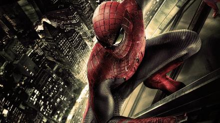 Spider-man buildings new york city manhattan the amazing wallpaper