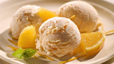 Yellow food ice cream sweet lime wallpaper