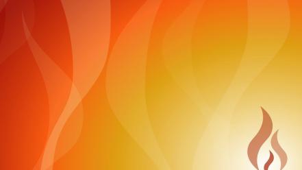Abstract minimalistic fire four elements wallpaper
